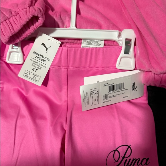 Puma Kids Matching Set in Pink - Picture 3 of 5